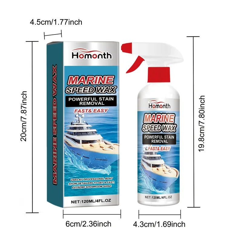 منظف رغوي للهيكل البحري، صيانة وإزالة البقع، محمول غير تالف، يزيل الأوساخ، تنظيف بدن القارب