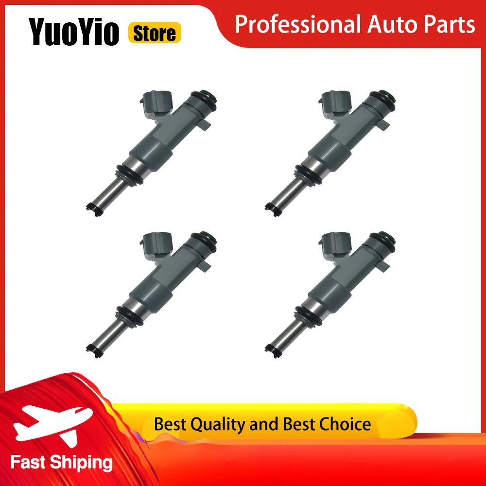 

YuoYio 4Pcs New Fuel Injection Nozzle 16600-EA00A For Nissan Frontier (4 Cyl 2.5L)(S, SE, SV, XE) QR25DE NP300 (4 Cyl 2.5L)