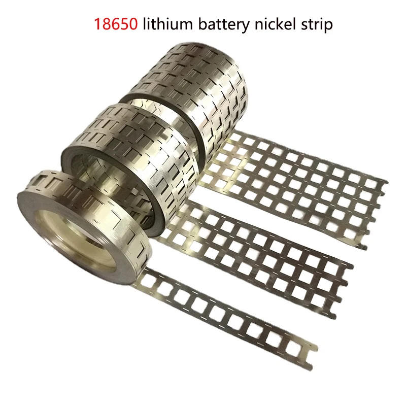 

1KG 2P 4P 6P 18650 Lithium Battery Nickel Sheet Li-ion Battery Nickel Plated Steel Strip Connector Battery Spot Welding 0.15mm