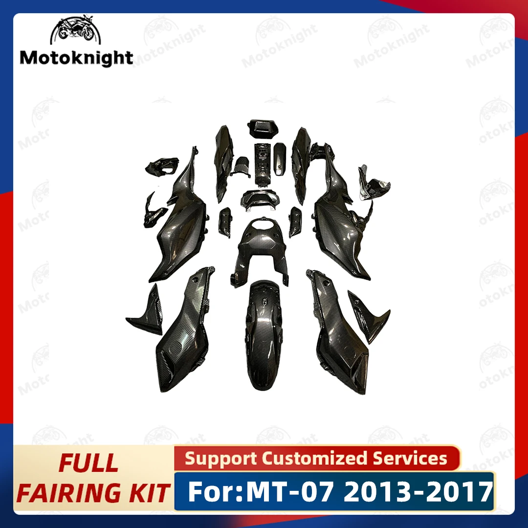 

Motorcycle Injection Full Fairing Kit Fit For Yamaha MT07 FZ07 MT-07 MT 07 2013 2014 2015 2016 2017 Carbon Fibre Paint