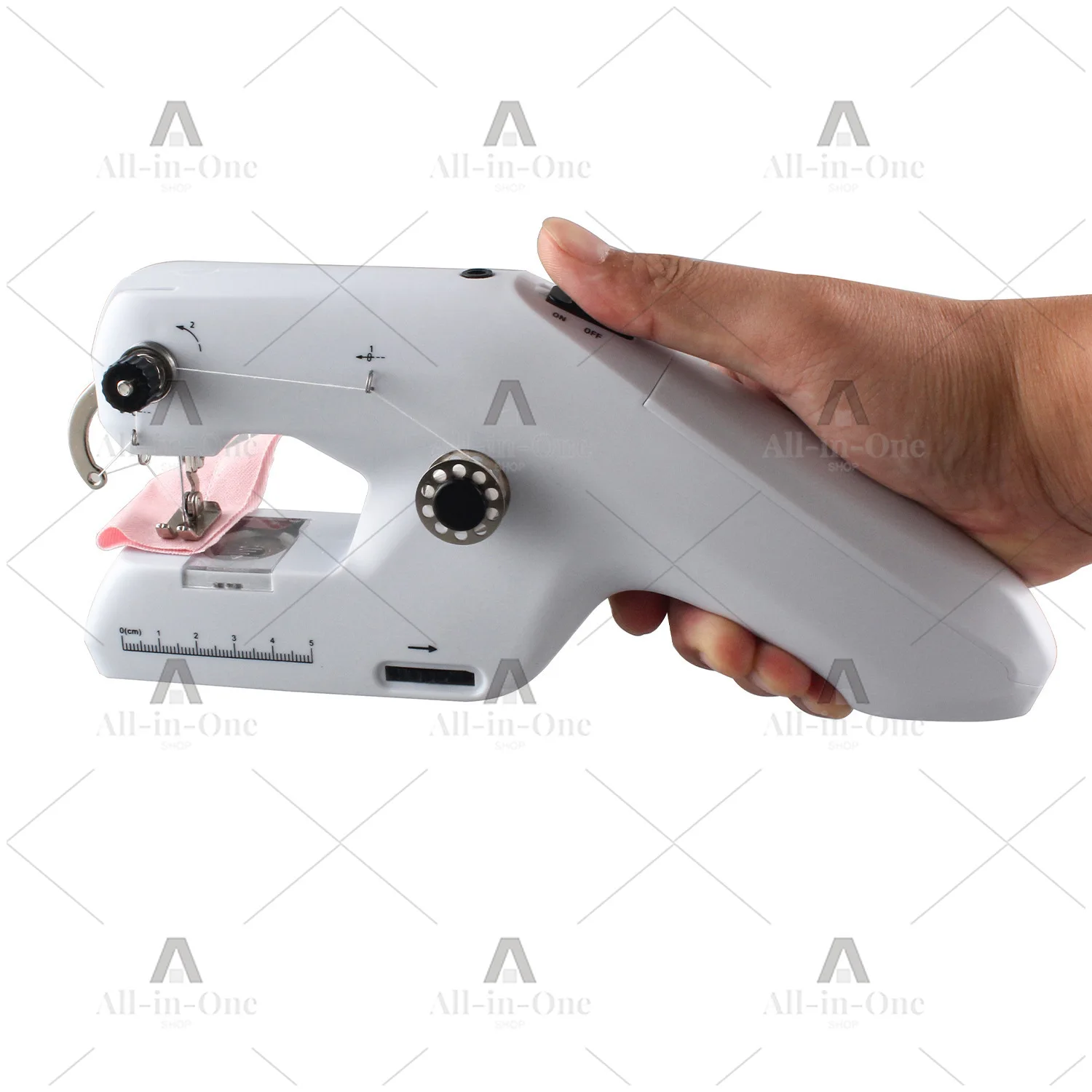 家庭用ミニハンドヘルドポータブル電動二本糸ミシン