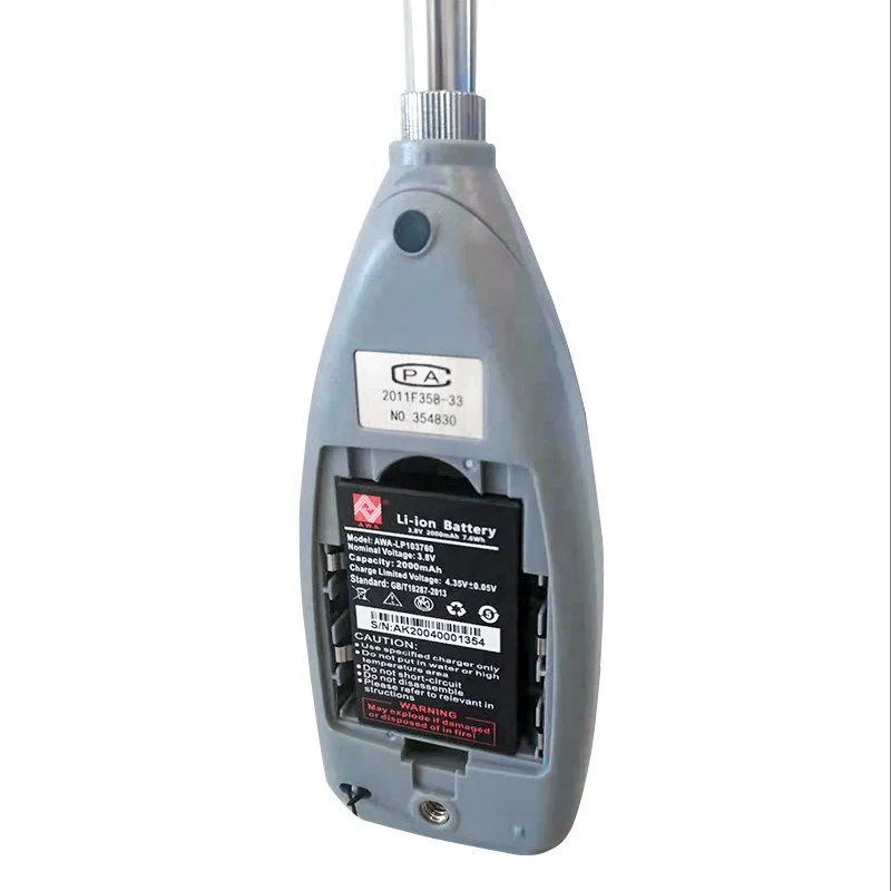 AWA5661Sound Level Meter Digital Noise Meter Noise Vibration Measurement Pulse Noise Meter