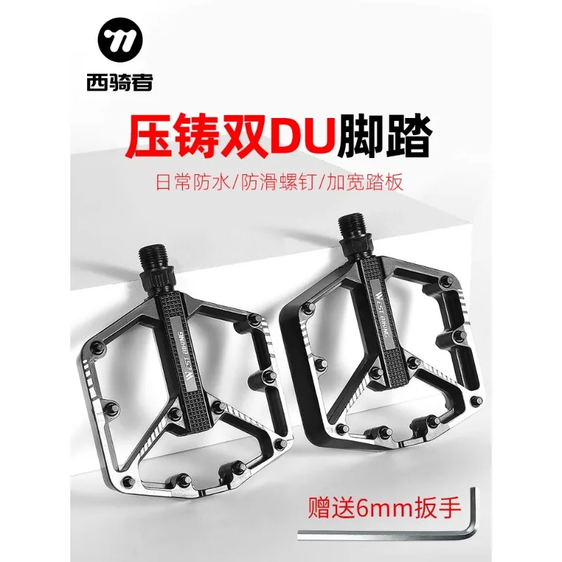 Aluminum Alloy Bearing Foot Pedals for Mountain Bikes