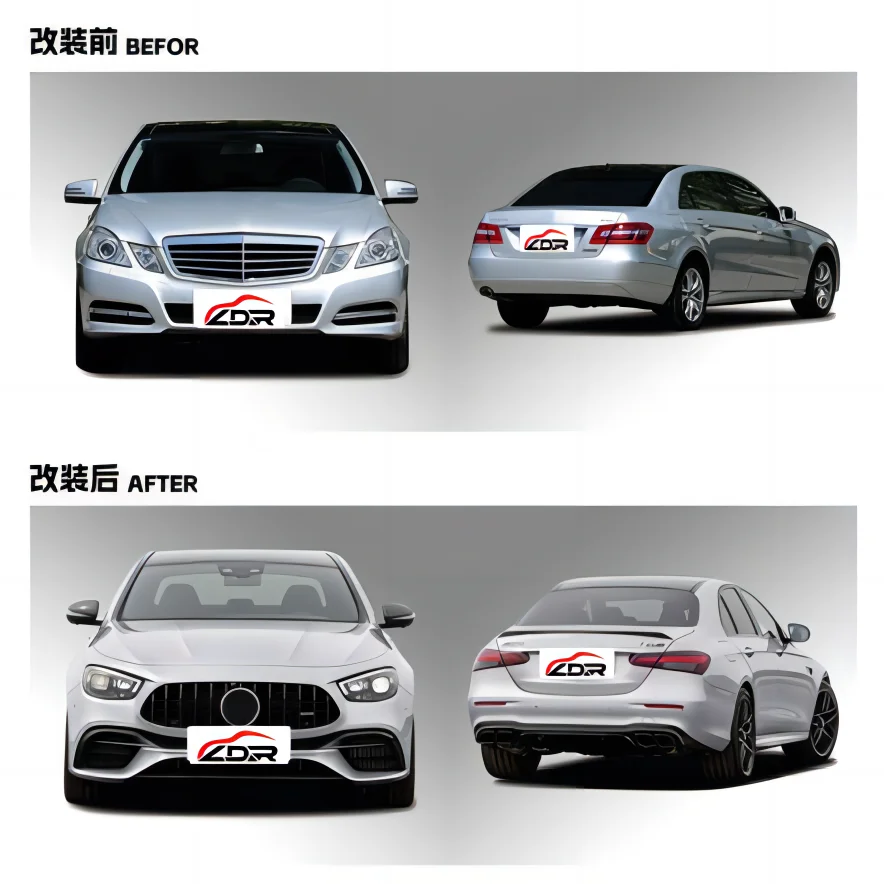 Quality Guaranteed forbenz E Class 2009-2014 W212 Upgrade to 2024 W213 E63 MBH Body Kit Auto Exterior Bumper Headlight