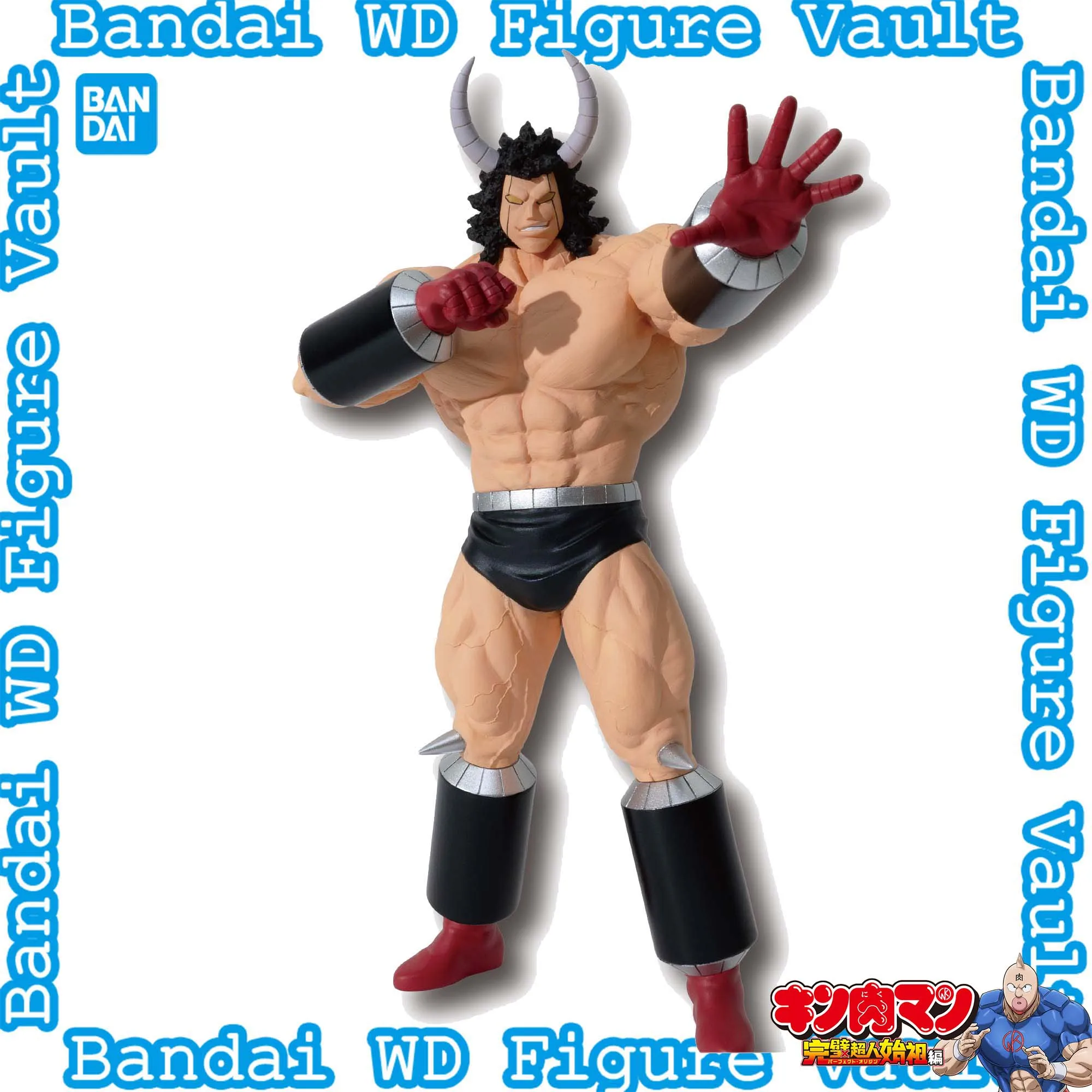 Oryginalna figurka BANDAI BANPRESTO Kinnikuman - Edycja Idealnego Pradziadka Supermana - Buffalo Man, kolekcjonerski model premium, prezent