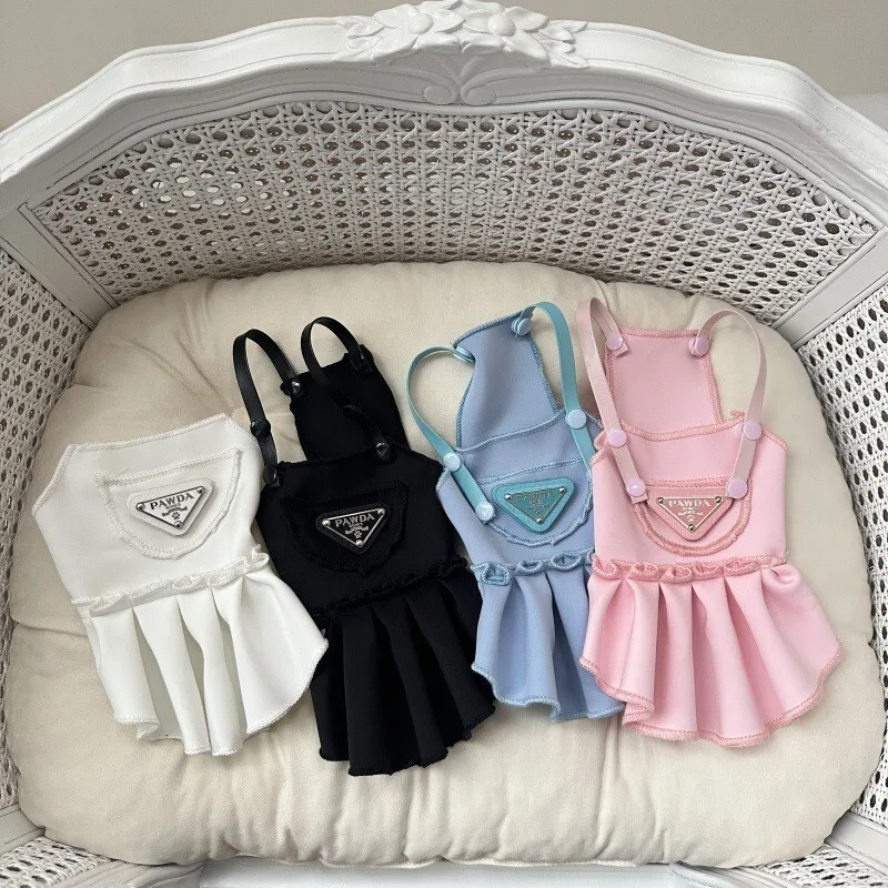 Popular Dog Clothes Dog Pet Clothes Magic Schnauzer Teddy Cute Celebrity Style Dog Skirts Small Cute Suitable for Summer