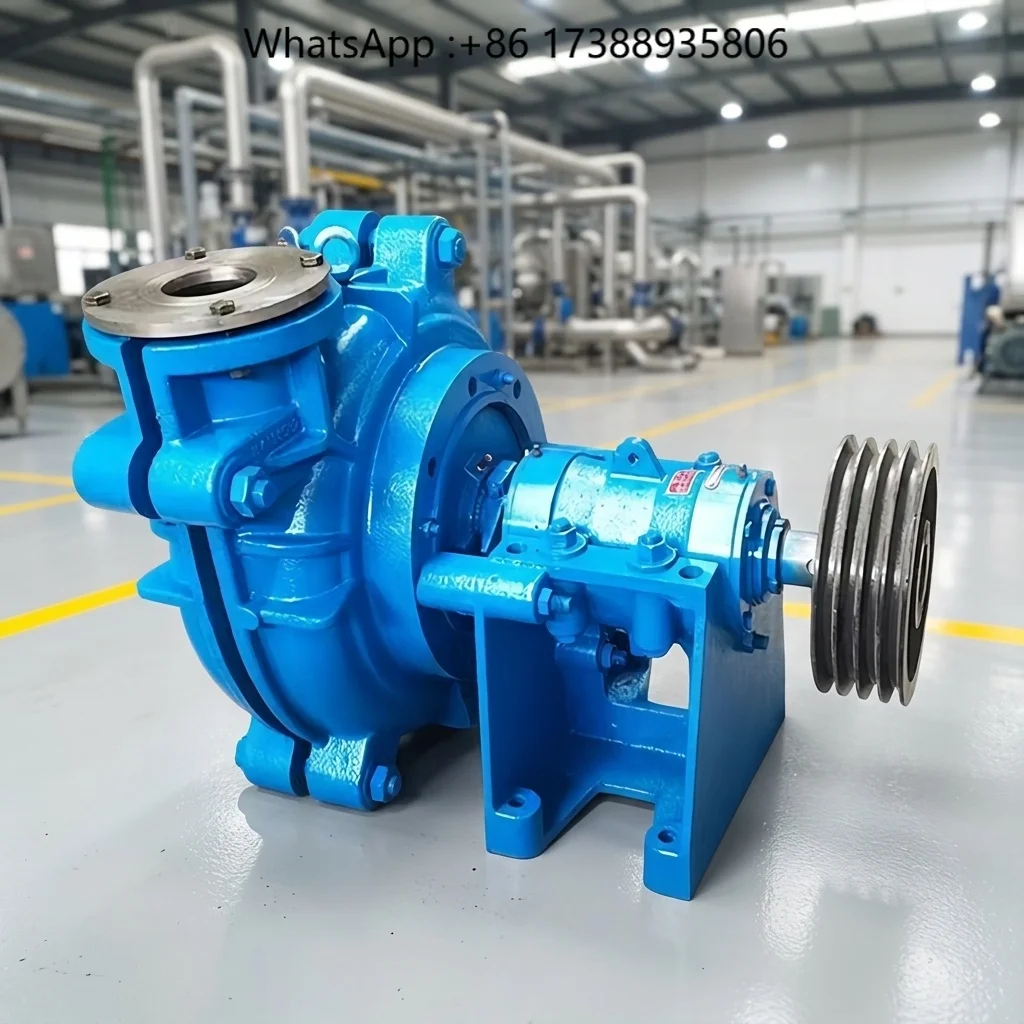 Space Saving Lightweight High Pressure Electric Abrasive Ore Slurry Pump Marine Lab Coal Washing Station GAOXIN Brand