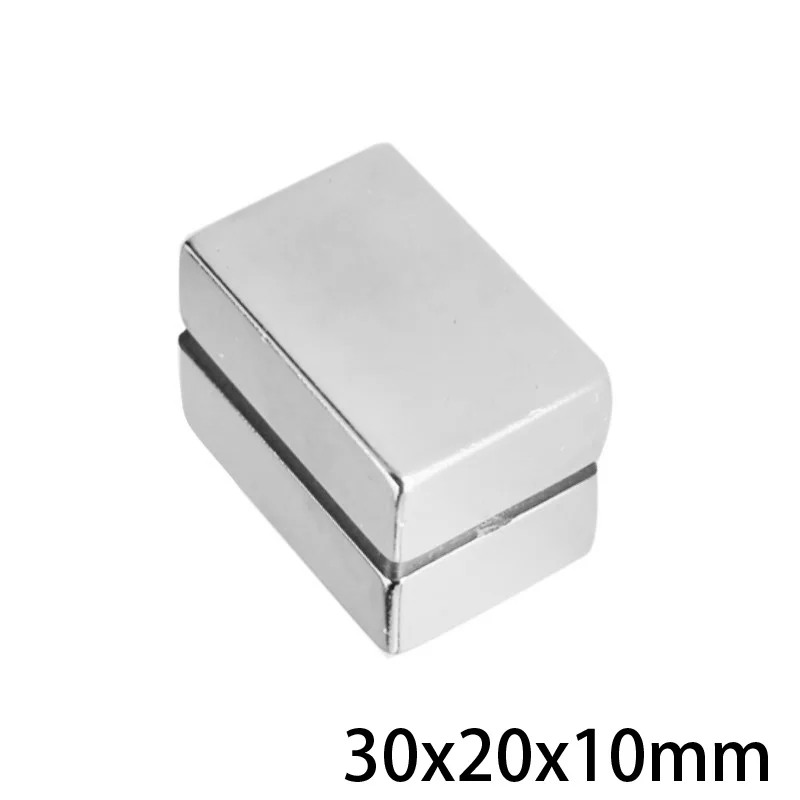 1/2/3/5/10pcs 30x20x10 Strong Quadrate Neodymium Magnet 30*20*10 Powerful NdFeB Magnet 30x20x10mm Block Rare Earth Magnets