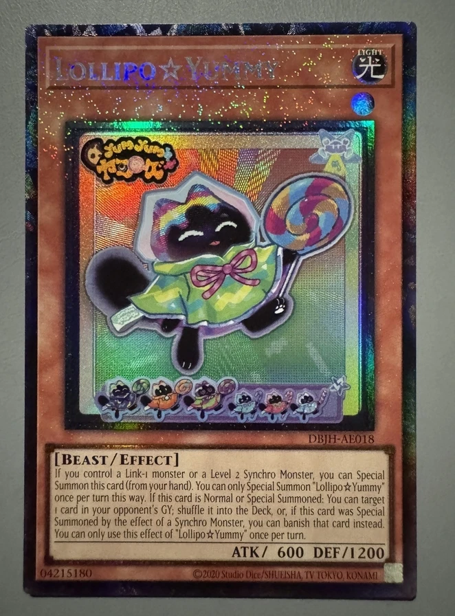 yugioh-konami-duel-monsters-dbjh-ae018-lollipo☆yummy-collector-rare-asian-english-collection-mint-card