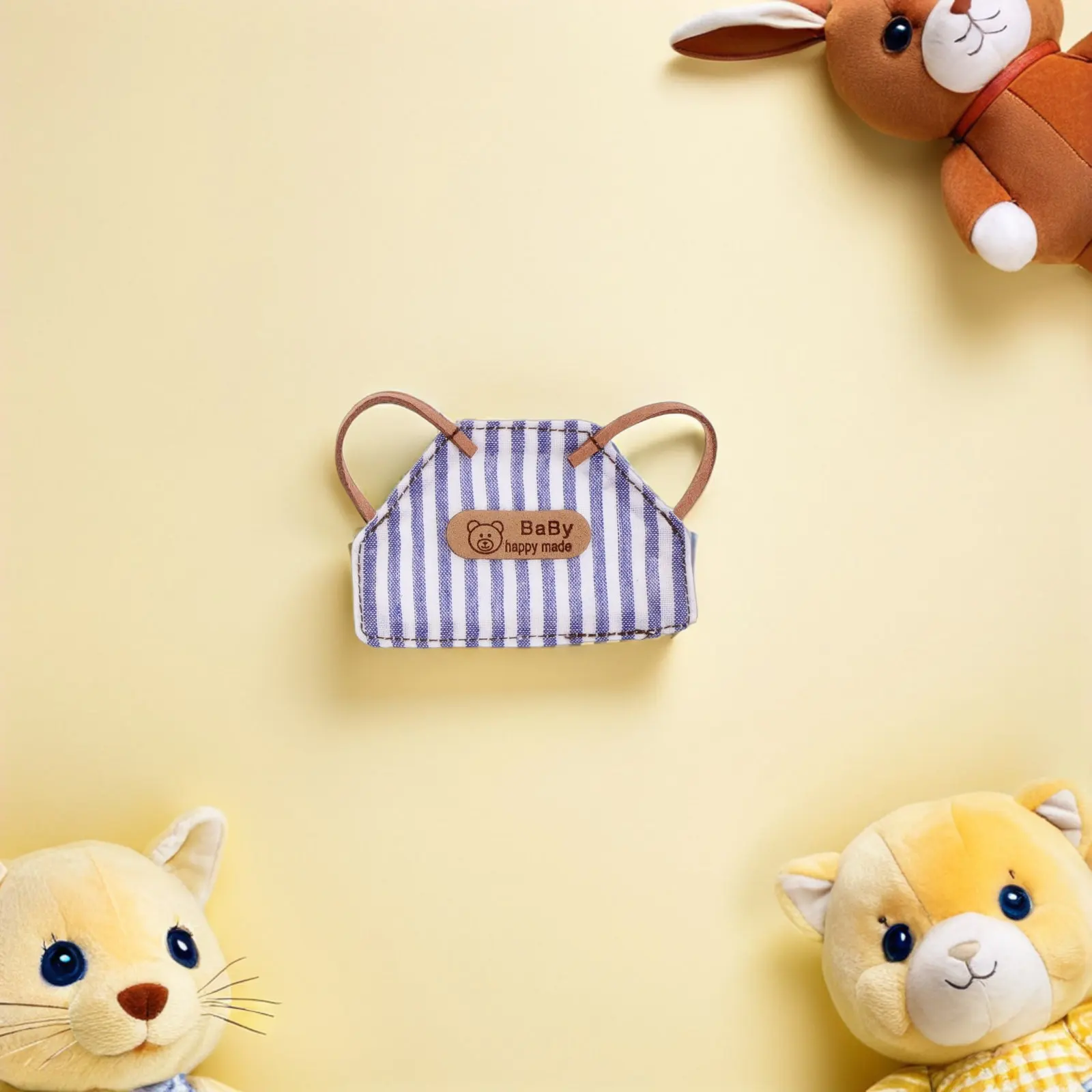 

Набор для творчества: 6 шт. миниатюрных фартуков ручной работы из шерсти в стиле коттедж-кор, ретро-джинсовый и клетчатый узоры, для шитья и рукоделия, для креативных игр