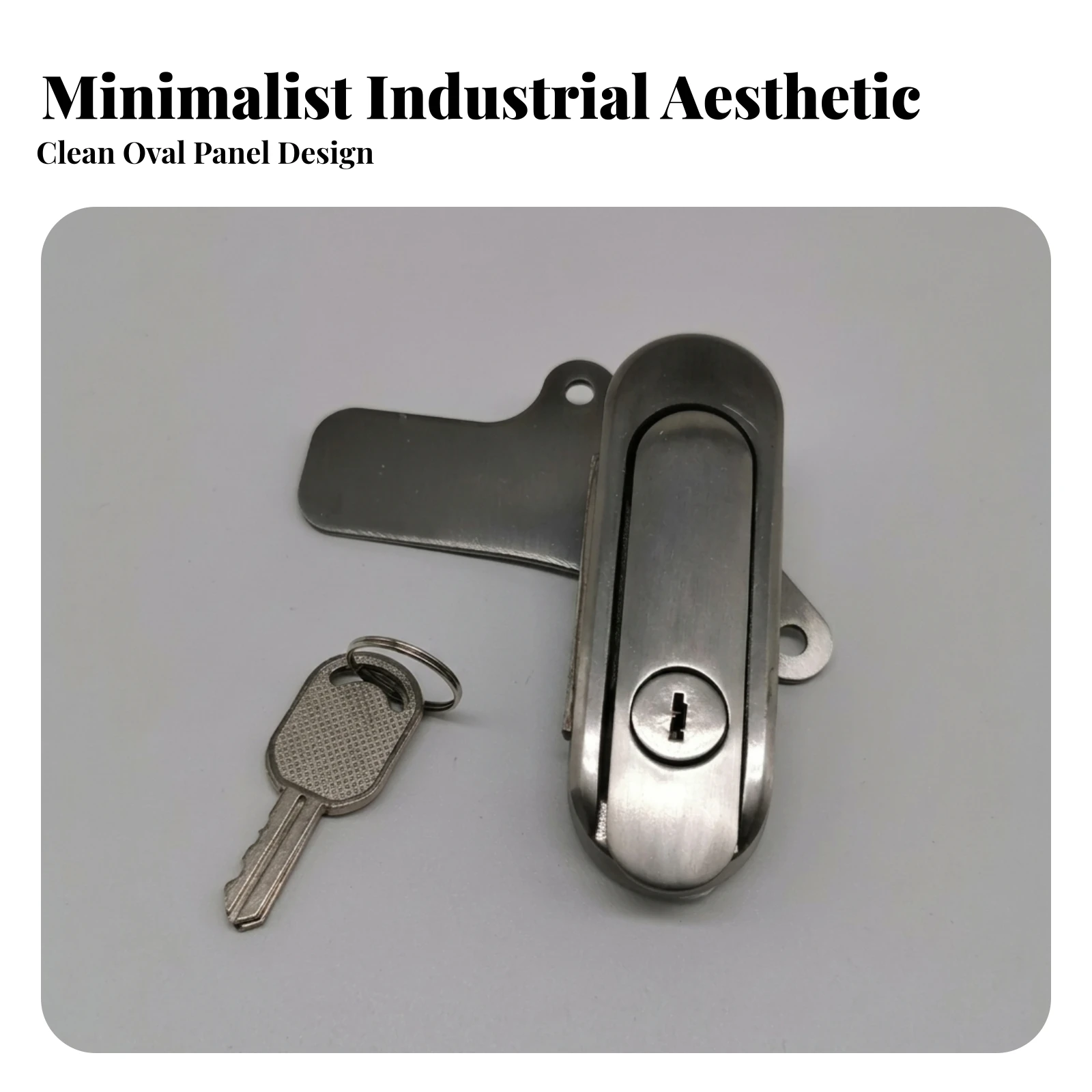 Flush Cabinet Lock Long-Lasting Flush Mount Cabinet Lock Hardware Concealed Keyed for Maintenance Technicians