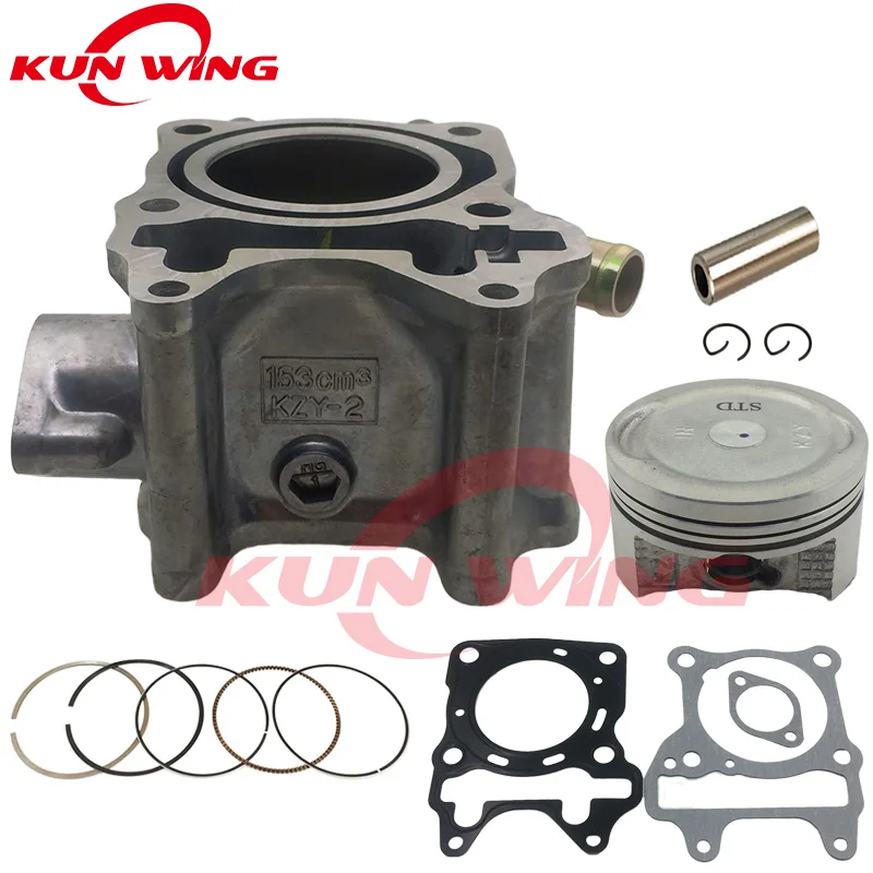 58mm Pcx150 zestaw siłowników pierścień tłokowy dla Honda Adv Click150i Sh150i Vario Ww150 Pcx150 150cc 12100-KZY-701 4-suwowy silnik części