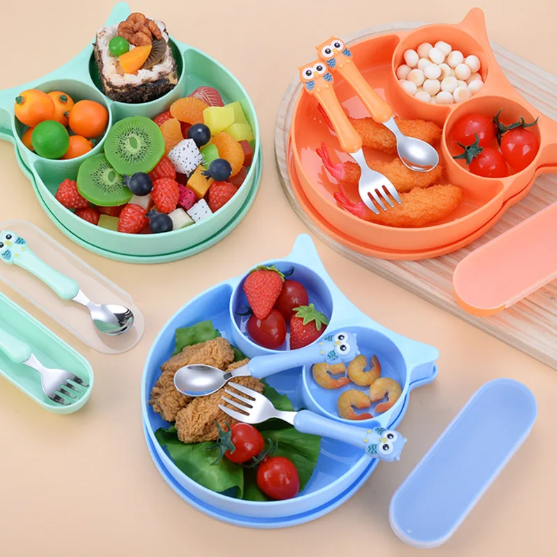 Cute 304 Stainless Steel Fork & Spoon Set for Kids – Doll Design, Easy-Grip Round Handle Children’s Tableware for Mealtime Fun