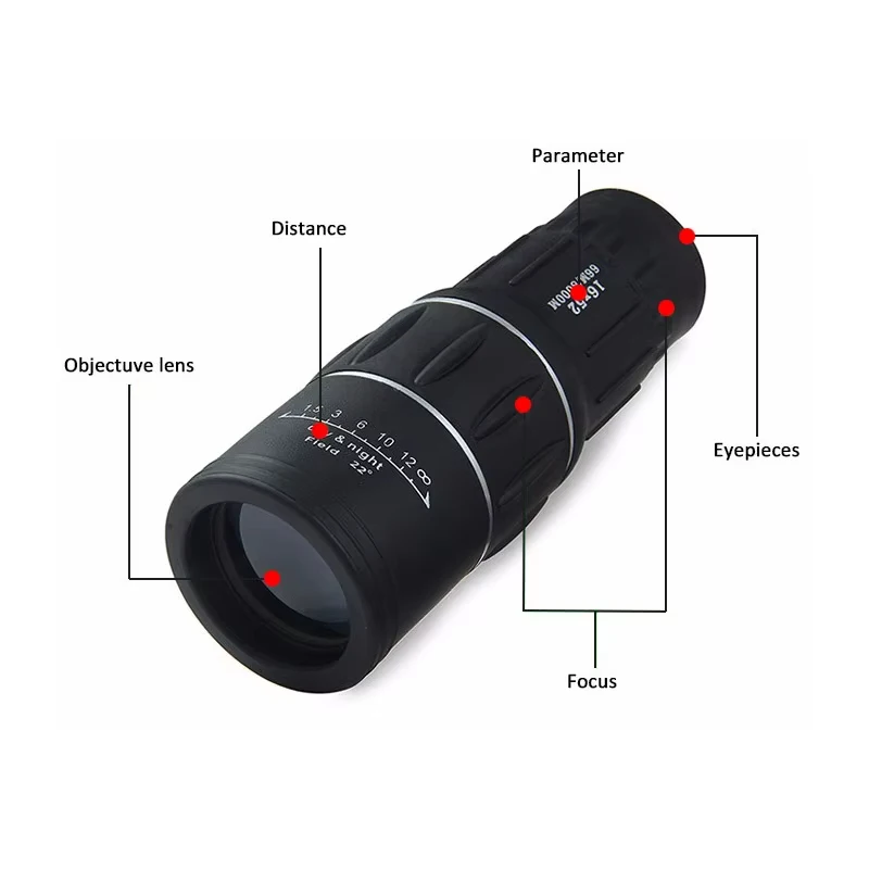 

Monoculares HD de telescopio Ipx4 resistente al agua campo de visión de larga distancia, estabilización de imágenes par2026