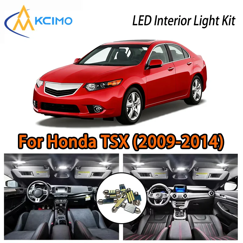 

KCIMO For Honda TSX (2009-2014) Premium LED Interior Kit - 2 Colors , Quick Installation, Long-Lasting