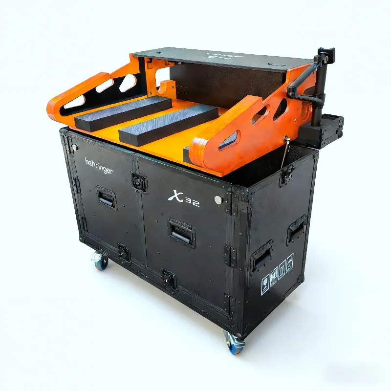 Bhrtinger X32 Mixing Console Hydraulic Flight Case, Enclosure, Cabinet, Shock-Resistant Transport Case, Performance Case