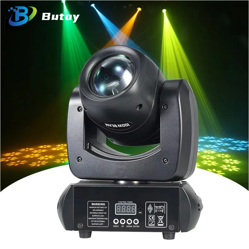 

100W mini LED Shaking Head Beam Light Suitable for Bar Party DJ Disco Wedding Stage Performance Shaking Head mini Beam Light