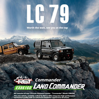 RGT EX86160 1:10 READY TO-RUN ROCK CRAWLER LC79 Commander Remote Control Climbing Vehicle Simulation Off Road RC Model Vehicle