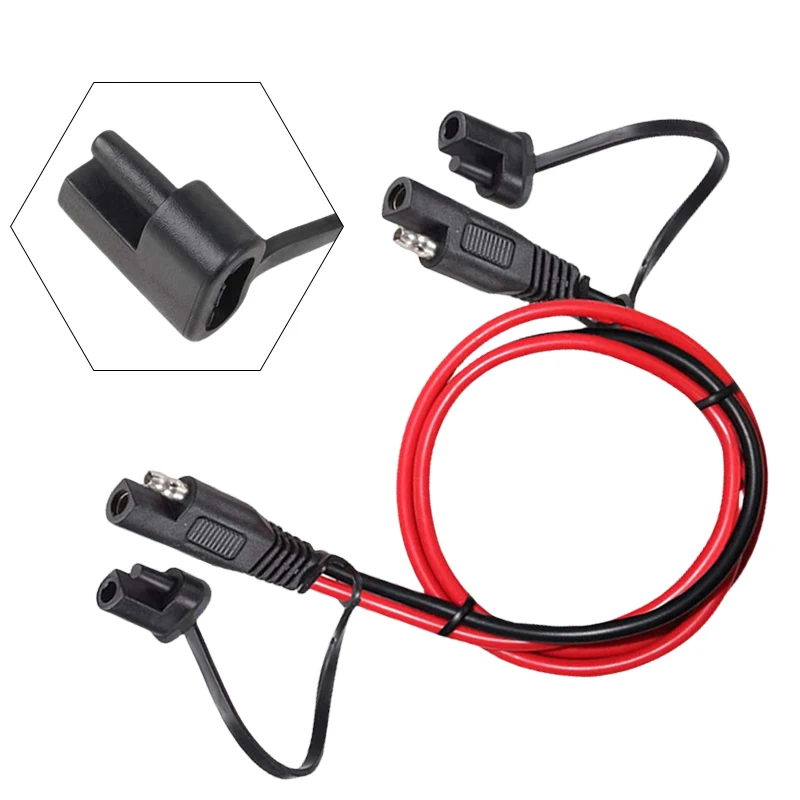 Cabo de conexão sae de cabeça dupla 14-awg, capa contra poeira, conexão estendida, cabo de alimentação, lagoas ao ar livre, peça de substituição de iluminação