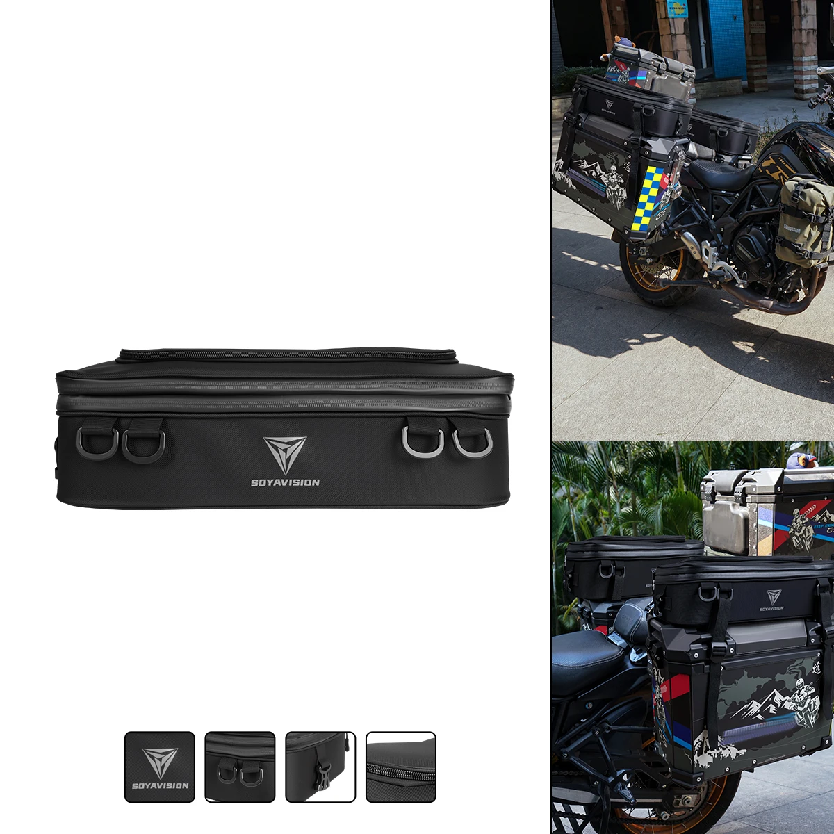 Motorcycle Top Bags For BMW R 1200 1250 GS LC Adventure Top Box Panniers Bag Case Luggage Bags F650GS G310GS ADV Waterproof