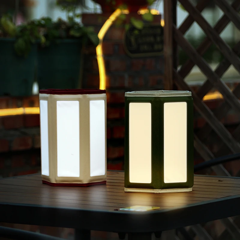 Solar LED camping lights, garden camping and camping accessories, hiking accessories
