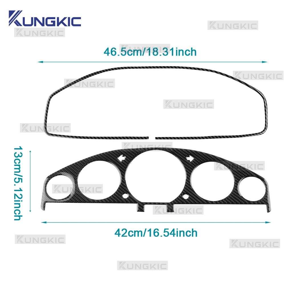 

For Mercedes Benz SL R129 1990 1991 1992 1993 1994 1995 1996 1997 1998 1999 2000 2001 2002 Soft Carbon Fiber Speedometer Sticker