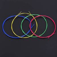 4Pcs Ukelele Colorful String Set A-1st E-2nd C-3rd G-4th Ukelele Nylon String Mix Color Soprano Ukulele Uke Strings Set