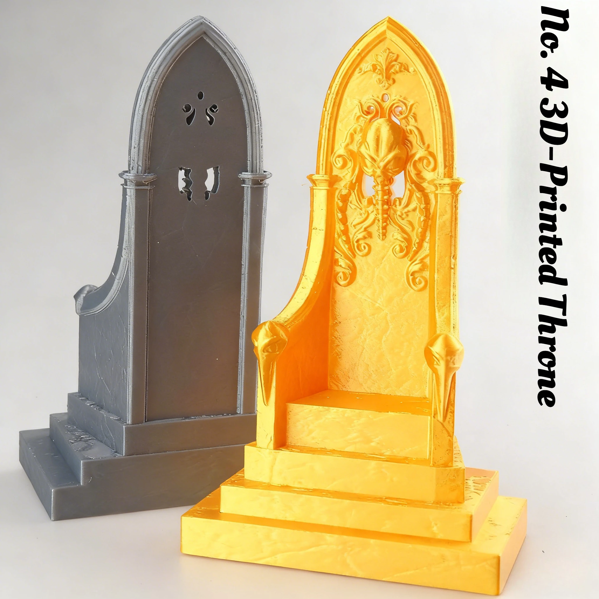 Base de trono impresa en 3D, escala 1/12, exclusiva para figuras de acción, escultura artística de plástico, asiento, decoración de juguete