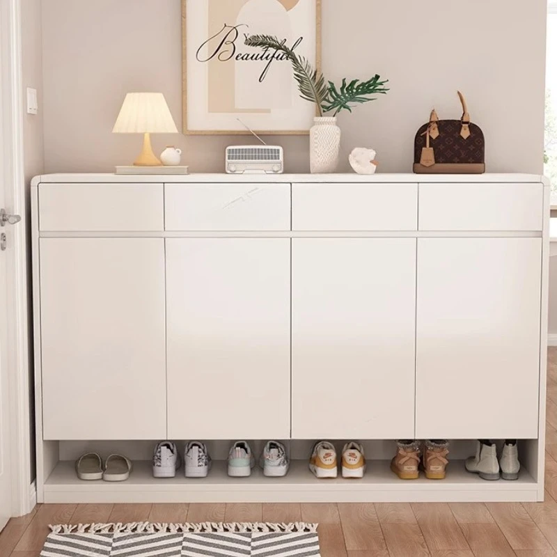 Disinfecting Italian Minimalist Shoe Cabinet Box Nordic Slippers Shoe Cabinet Vertical Drawers Archivadores Entrance Furniture