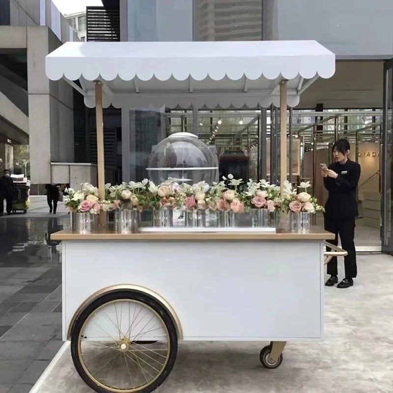 Stall trolley Night market stall Outdoor display cart Door promotion Multifunctional mobile trolley cart