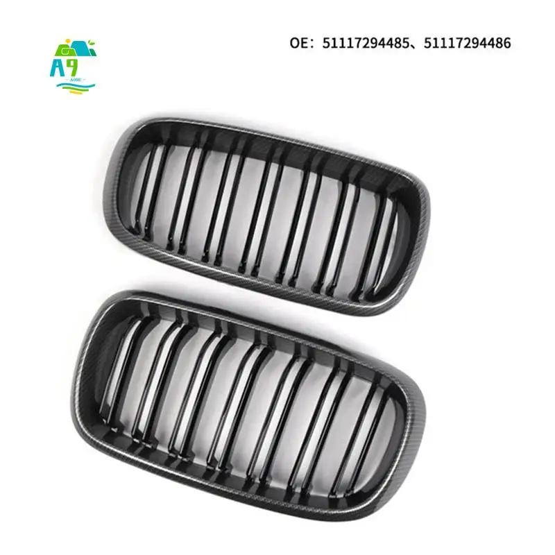 

A09E-Front Bumper Grille For BMW X5M F85 X6M F86 X5 F15 X6 F16 Front Kidney Grill Racing Grills 51117294486 51117294485