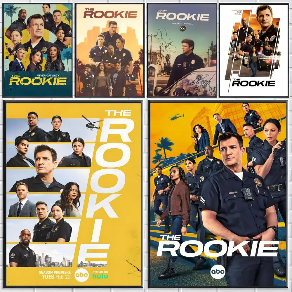 TV Series The Rookie Poster Modern Elegant Wall Stickers, Home Decor Poster, Wall Art for Living Room & Dorm