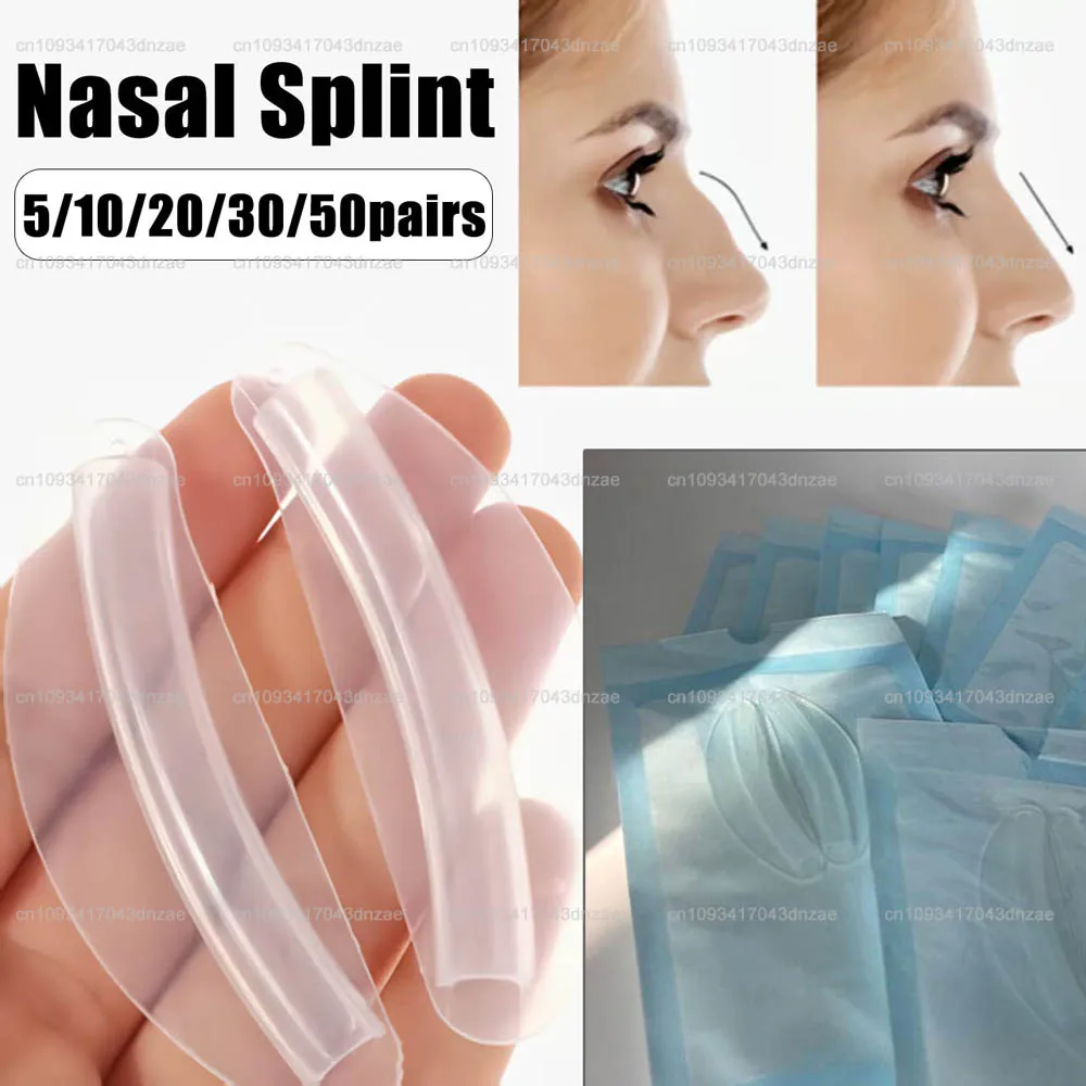 

Medical Septoplasty Silicone Nasal Splint Hospital Consumables Internal Nasal Airway Splint with Sterilization Sterile Packaging