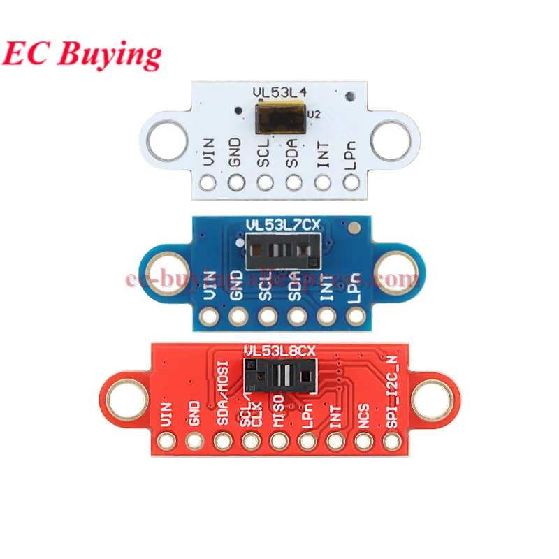 1Pc-10Pcs VL53L8CX VL53L7CX 8x8 VL53L4CD High-precision Time-of-flight ToF Proximity Sensor Laser Ranging Module with Cover