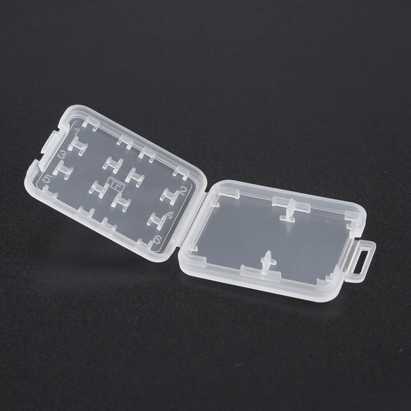 8 in 1 Kunststoff Micro SD SDHC TF MS Memory Karte Lagerung Fall Box Protector Halter