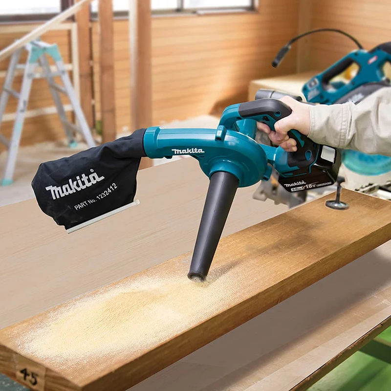 Imagem -06 - Makita-ar Soprador Portátil sem Fio Soprador de Alta Potência e Folhas Caídas Sopradores de Limpeza para Computador Apenas Ferramenta Dub185z 18v