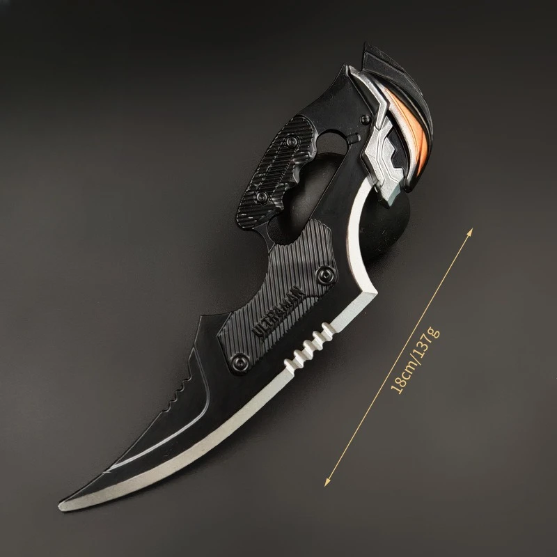 18 cm/7.09in Arena Breakout Perifere Belial Dusk Game Melee Mes Model Metalen Ambachten Speelgoed Zwaard Desktop Ornamenten jongens Geschenken