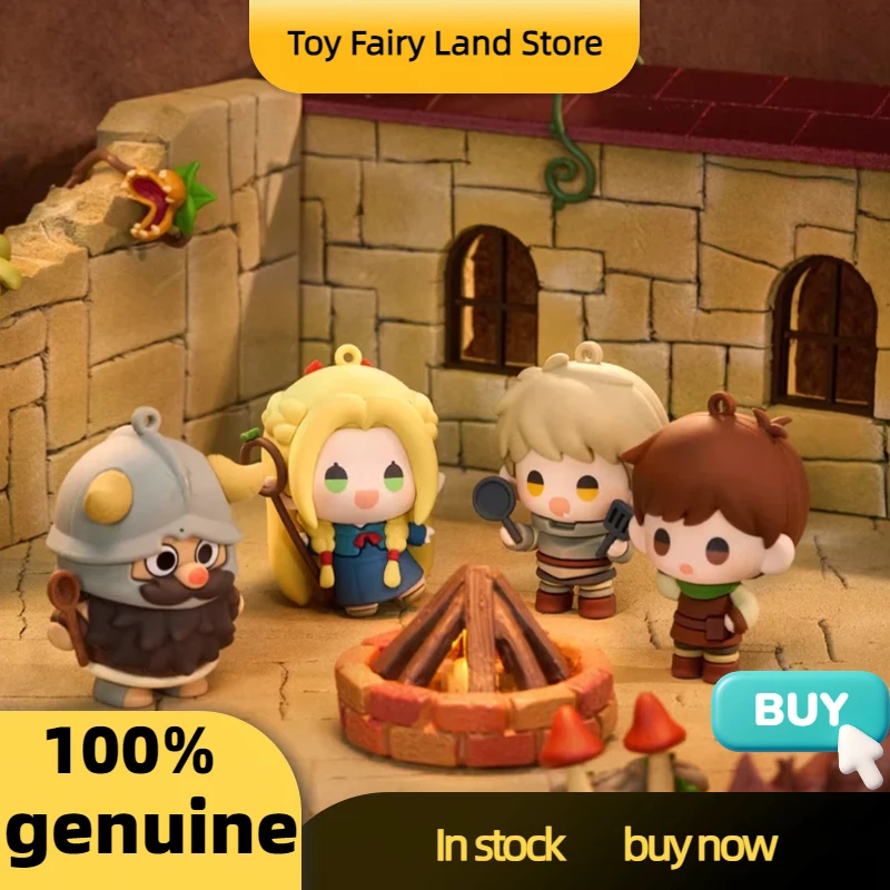 

Official Genuine Delicious In Dungeon Finger Puppet Keychain Anime Figure Pendant Collectible Desktop Decor For Anime Fans