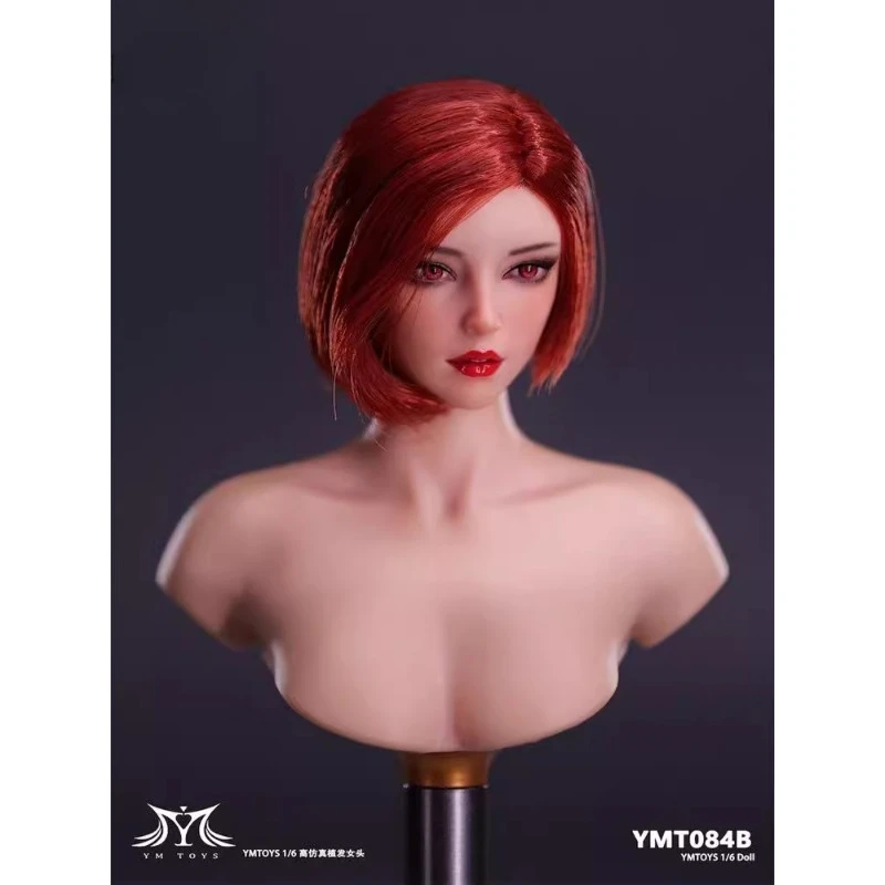 YMTOYS 1/6 skala kobiece figurki azjatycka rzeźba głowy YMT084 dla 12 cali Tbl Ph JIAOU ciało żołnierz lalki zabawki