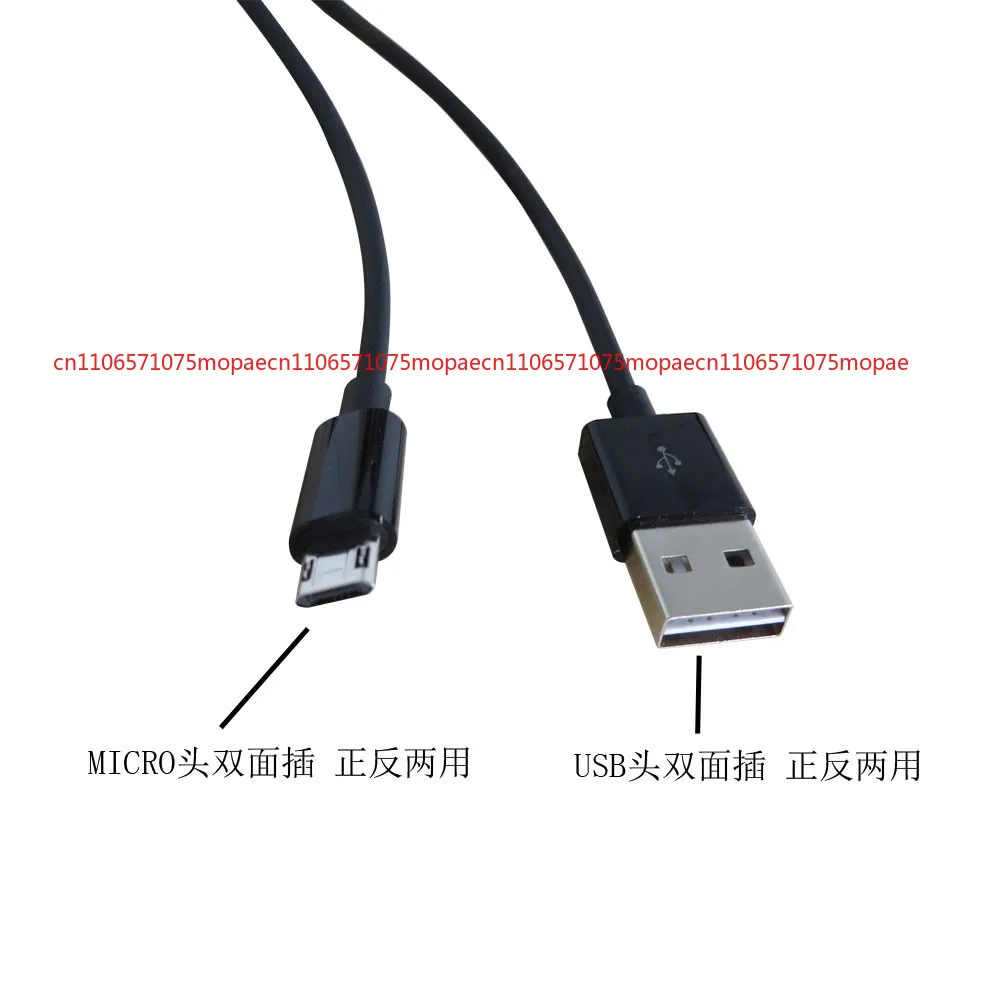 

Двусторонний кабель Micro USB длиной 20 см, двухсторонний, 2 А, быстрая зарядка для телефонов Android