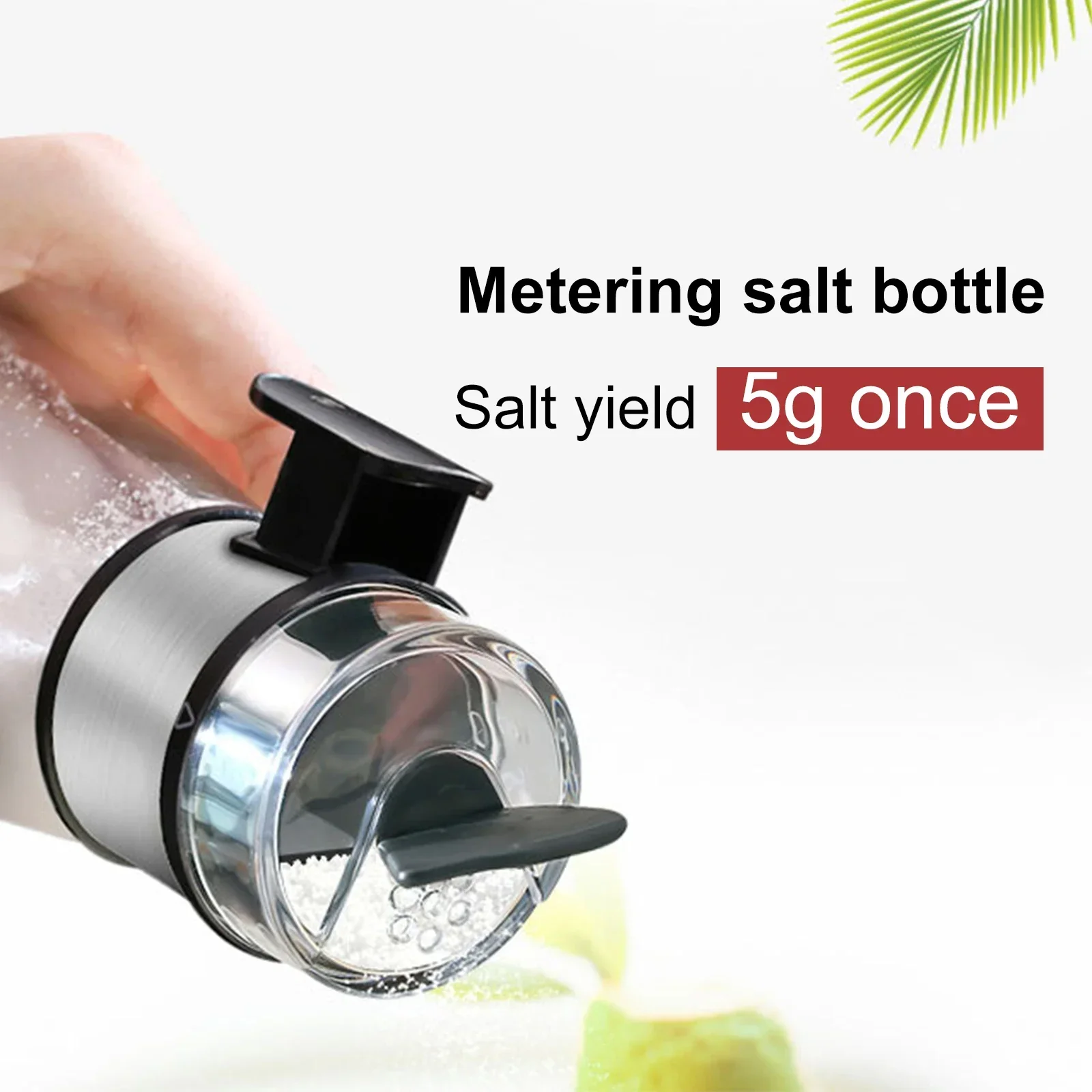 Push-type Salt Dispenser Salt Sugar Bottle Spice Pepper Shaker Can Spice Jar Seasoning Bottle Container Kitchen Gadgets양념통