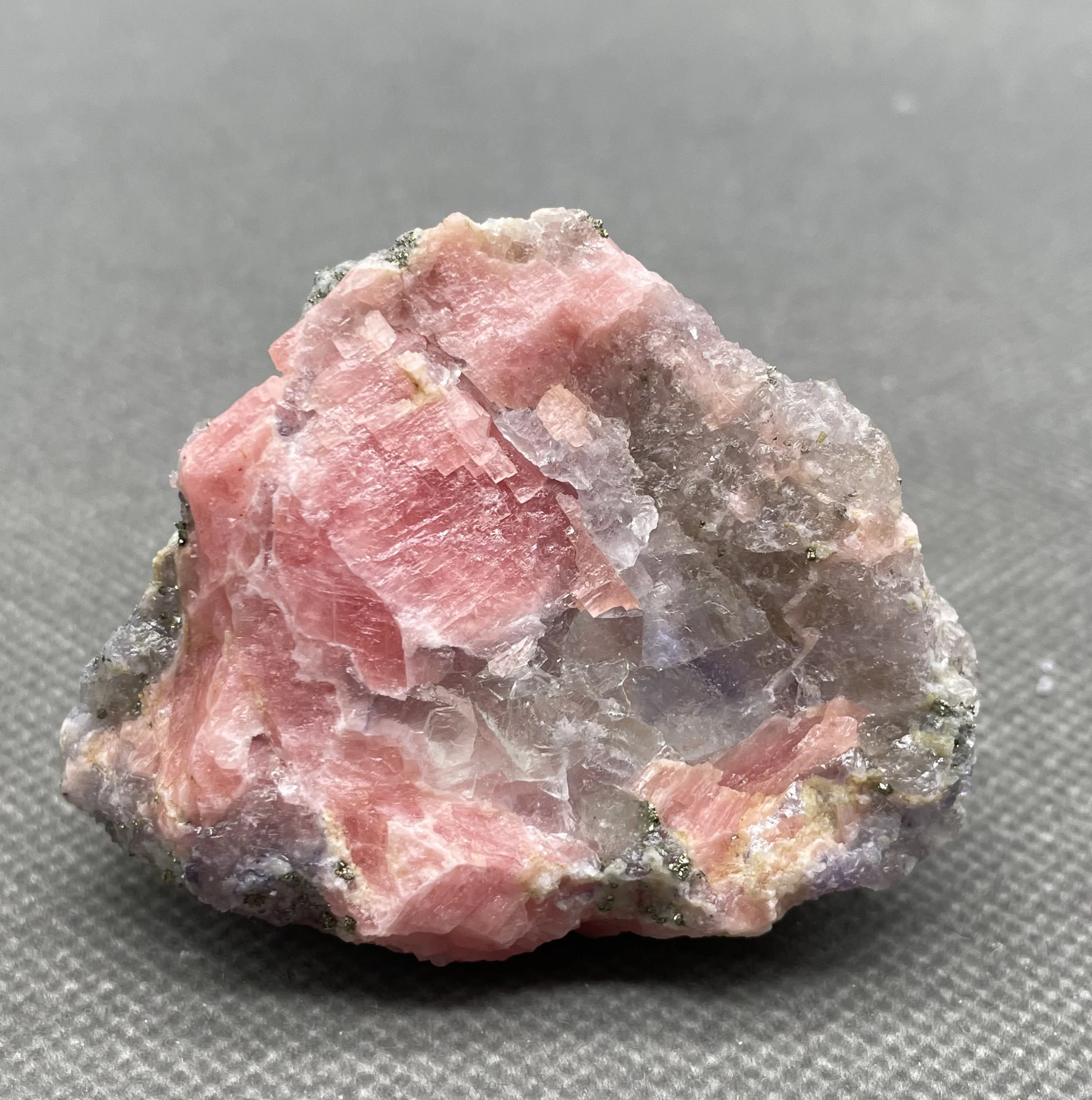 BEST! 158g Natural pink rhodochrosite mineral specimen crystal Stones and crystals Healing crystal from China