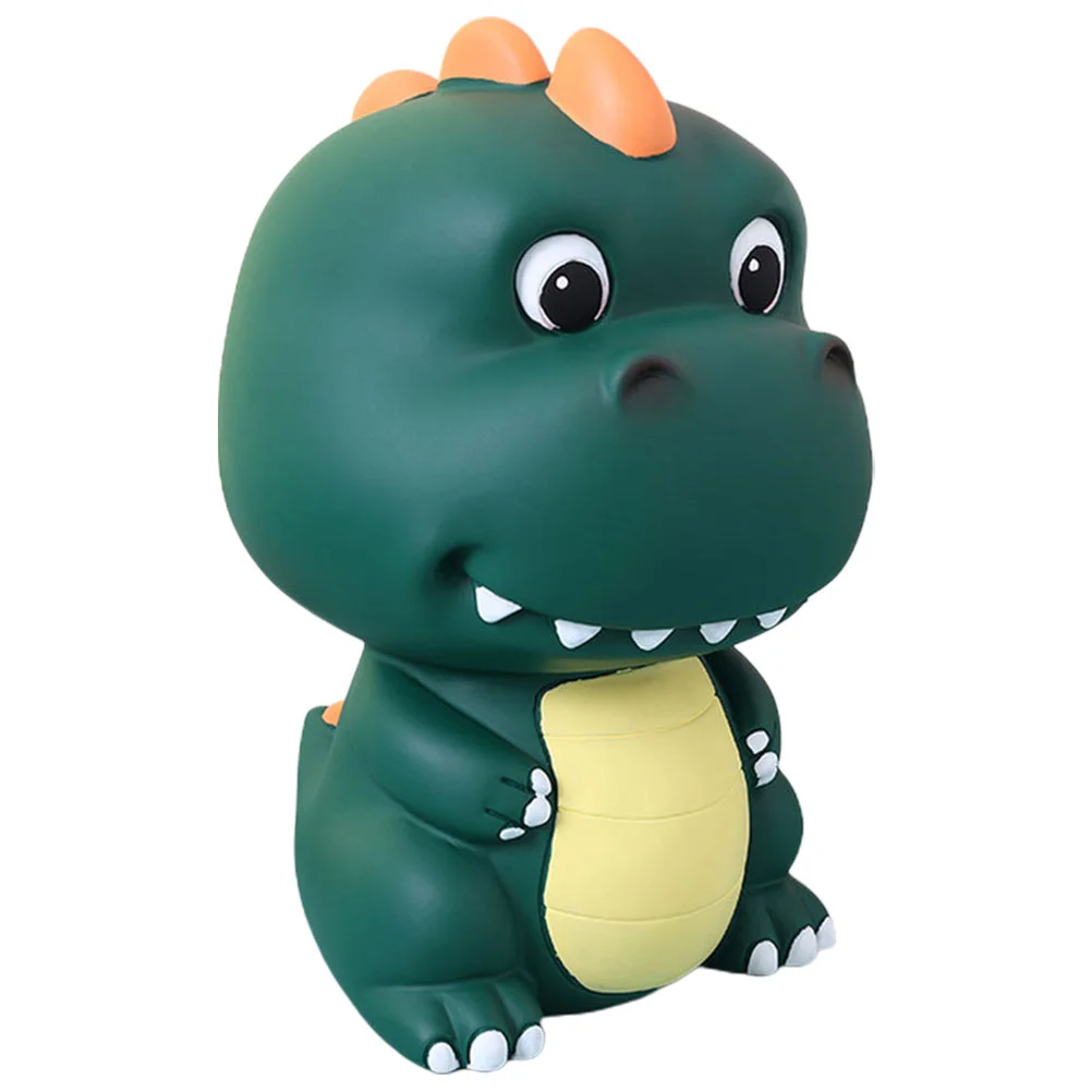 

Dinosaur Vinyl Piggy Bank Well-made Cartoon Shaped Boy Desktop Decor Creative Dinosaur-shaped Money Pot