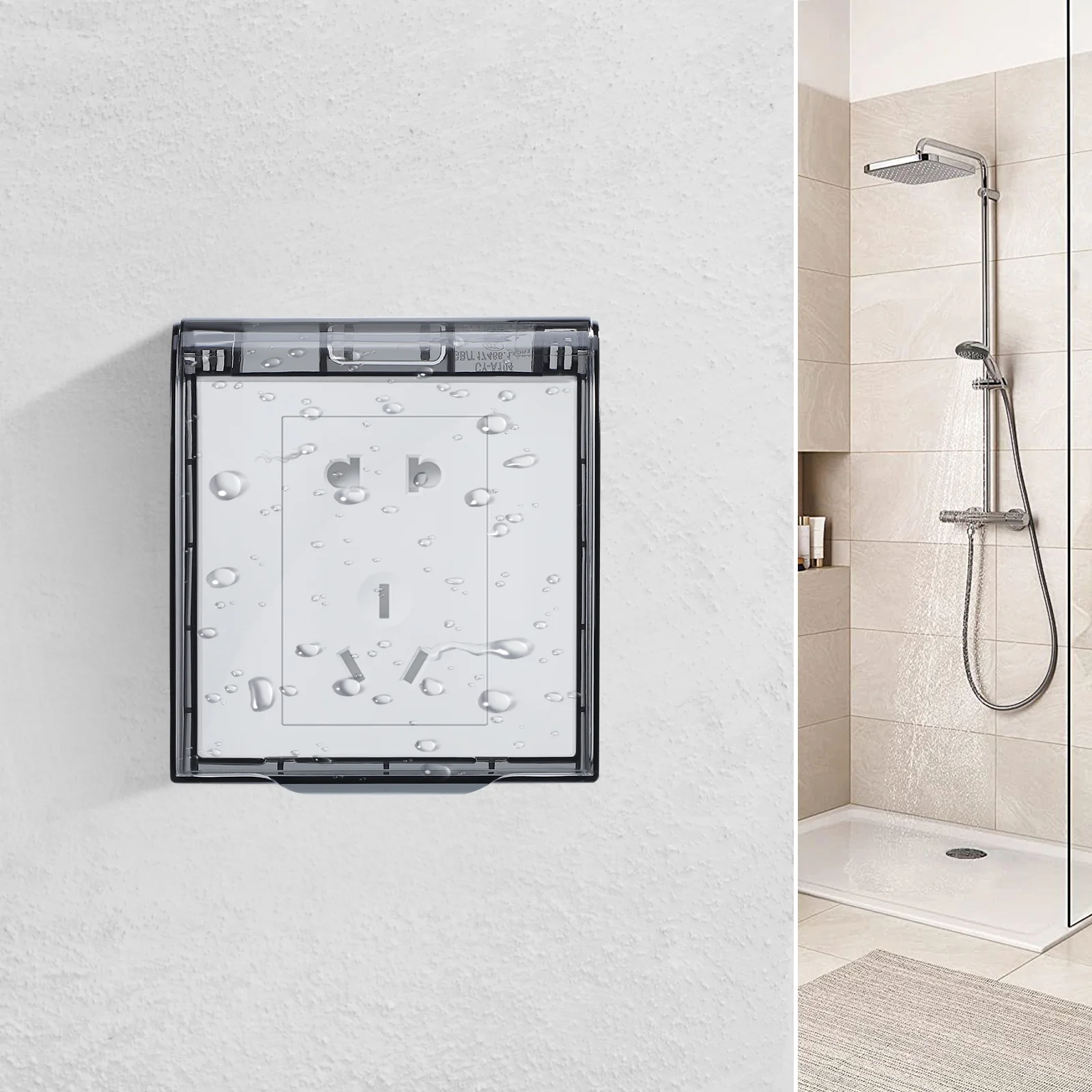 Waterproof Socket Cover Sticky Outlet Outdoor Plug Electric Covers For Outlets Receptacle Protector Power