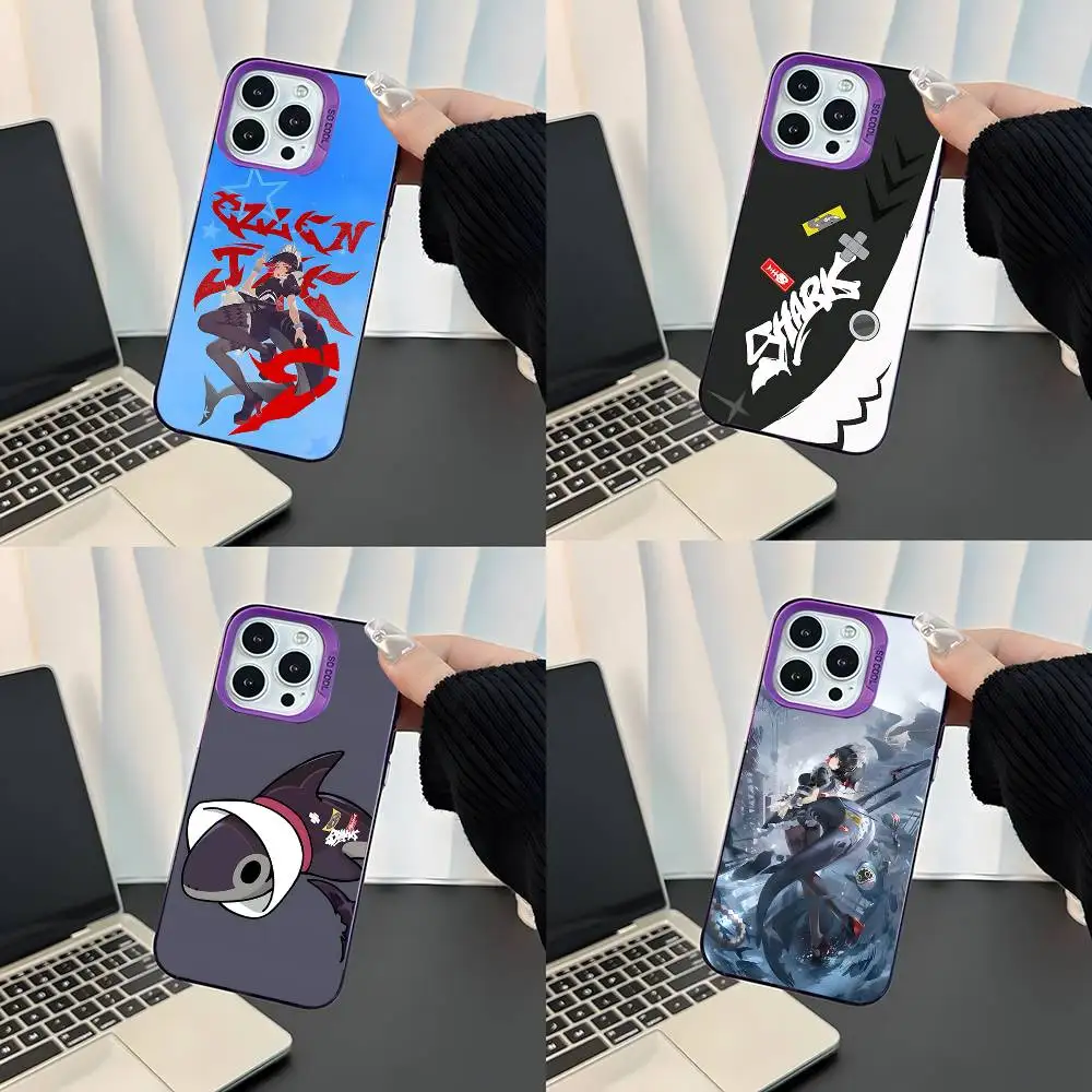 

ZZZ E-Ellen Joe Phone Case For iPhone 17,16,15,14,13,12,11,Pro,XS,Max,Plus,Mini,SE4,E Purple Matte Shockproof Cover