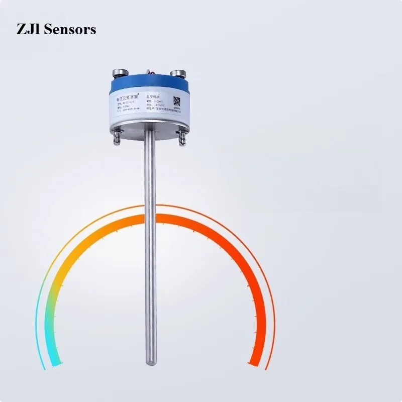 CWDZ05M Pemancar Suhu Lapis Baja Inti Industri Suhu Tinggi Anti-interferensi, Sensor Suhu Presisi Tinggi