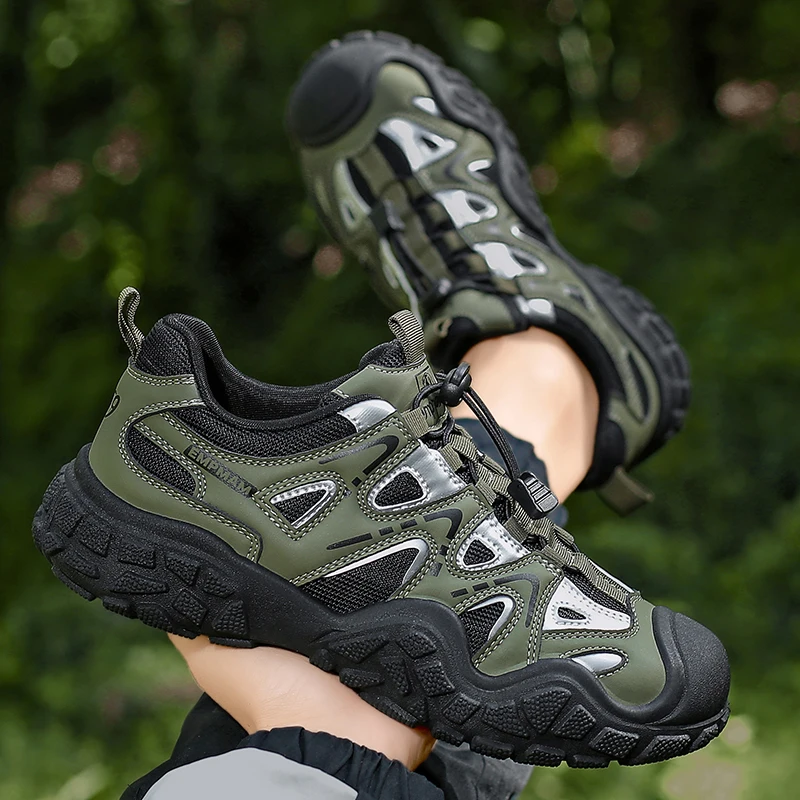 

Outdoor Hiking Sneakers for Men Women Comfort Non-slip Trekking Shoes Trainers Men Lace-up Travel Sneakers Men zapatillas hombre