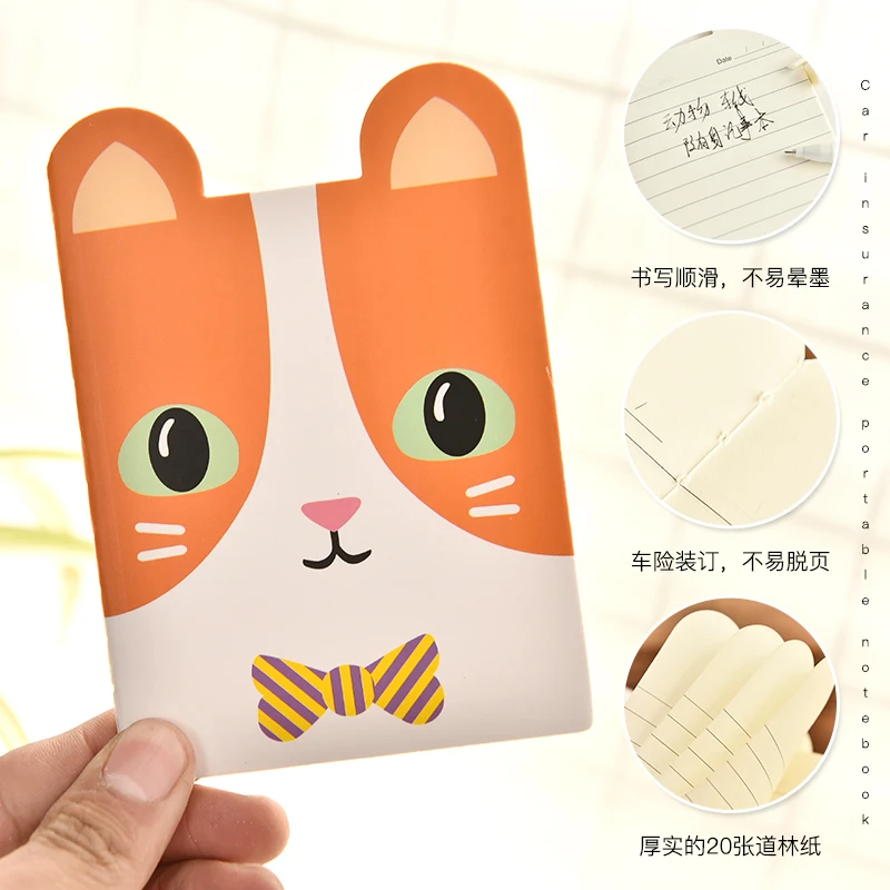 10 pcs/lot Creative Cute small Notebook Kawaii Cartoon Pupils Memo Notes Portable Diary Mini Notepad Student Prizes Stationery