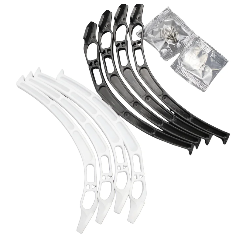 Universal Drone Landing Gear 4PCS, 150mm Height Skid for F450 F550 SK480, Black White Tripod Legs