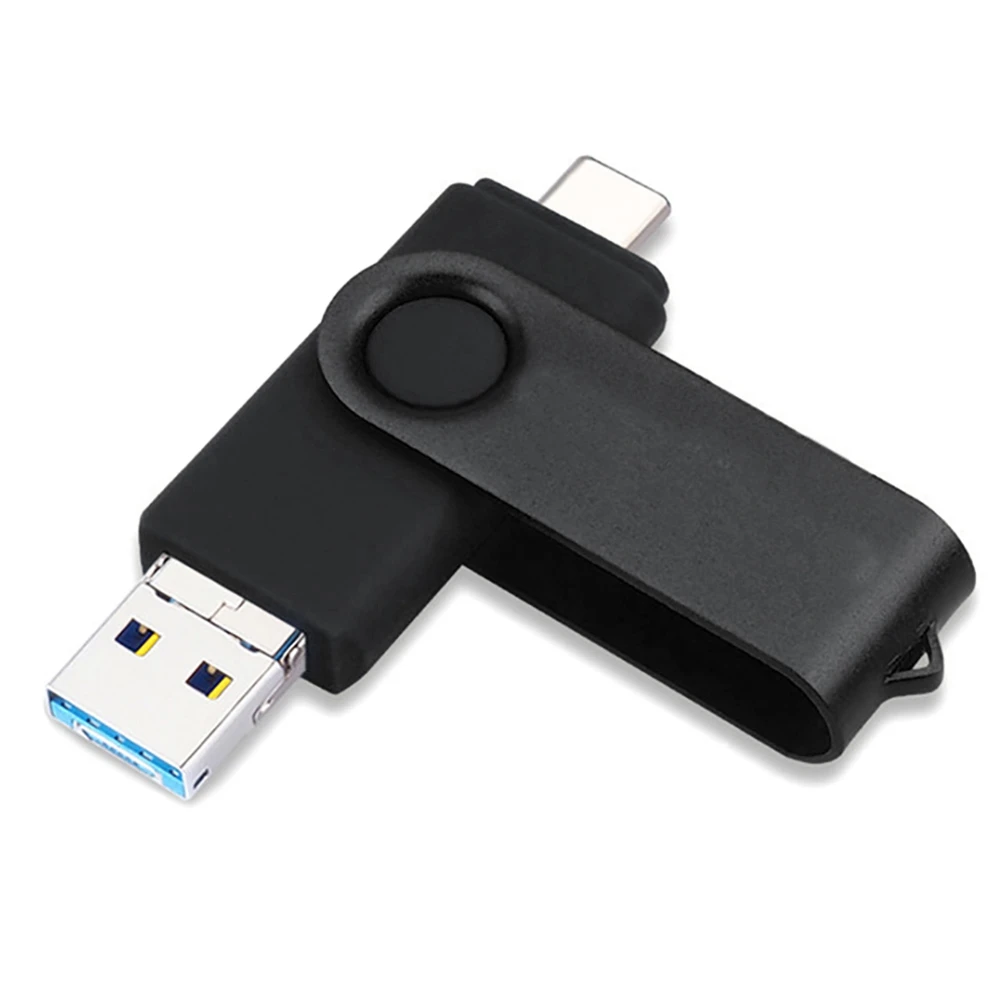 3 in 1 USB Flash Drive TYPE-C+Micro-USB+USB3.0 Fast Read Mini Memory Stick U Disk Support